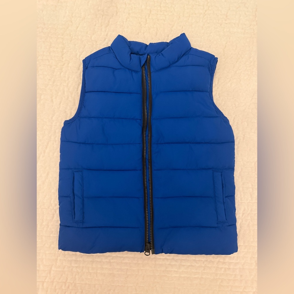 New Bright Blue Puffer Vest